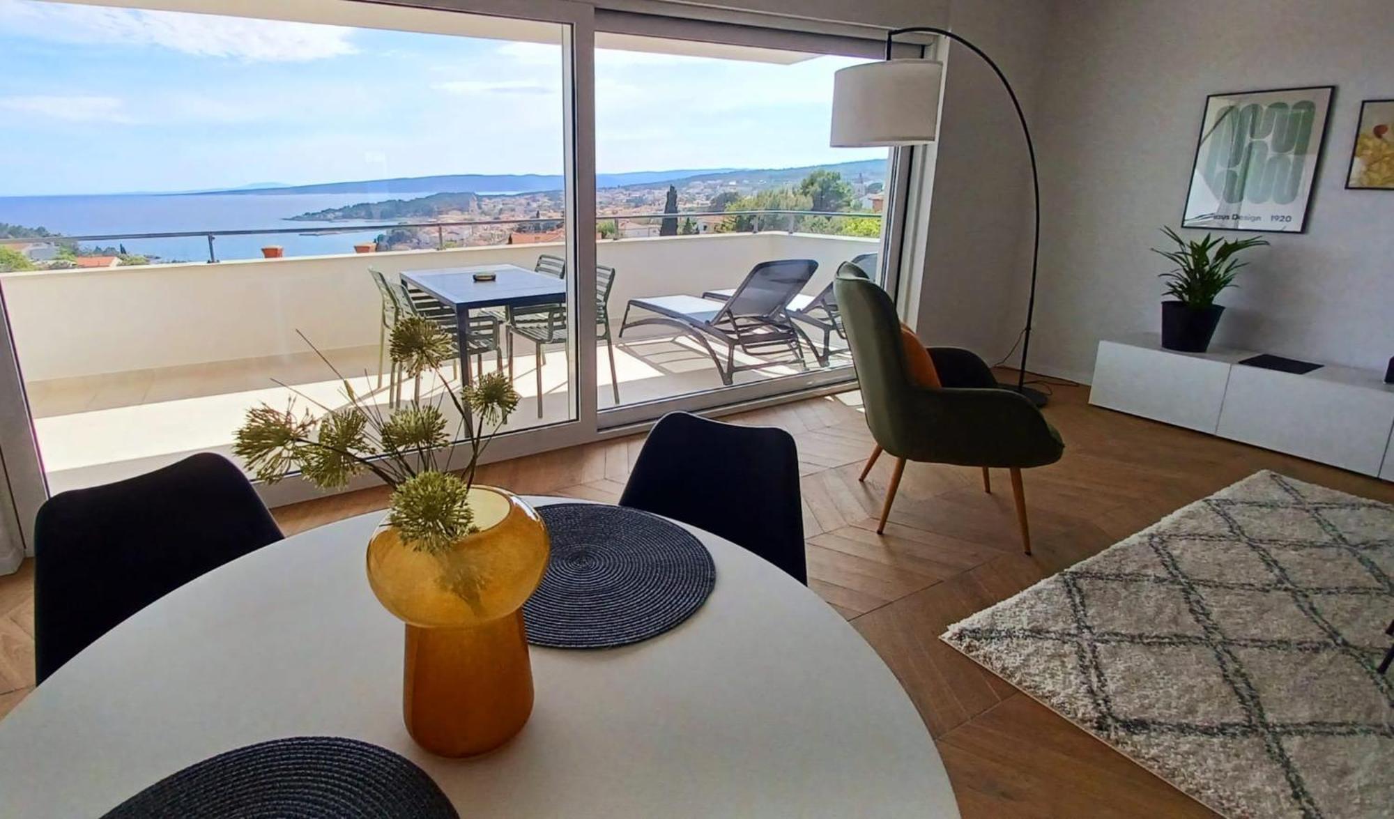 Sea View Apartments Ivana Krk Town Eksteriør bilde
